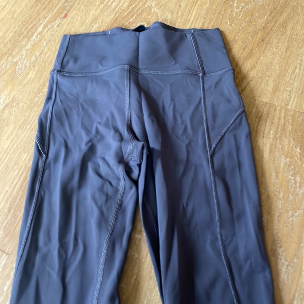 Dark grey/blue lululemon leggings. No longer sold on website!!